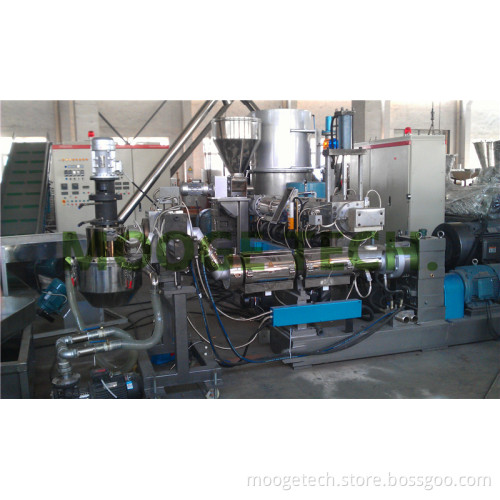 Water-Cooled Brace Dicing Plastic Extruding and Granulating Machine Group